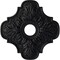 Ekena Millwork Peralta Ceiling Medallion (Fits Canopies up to 4 5/8"), 17 3/4"OD x 3 1/8"ID x 1"P, Steel Gray CM17PESGS - alternate 1